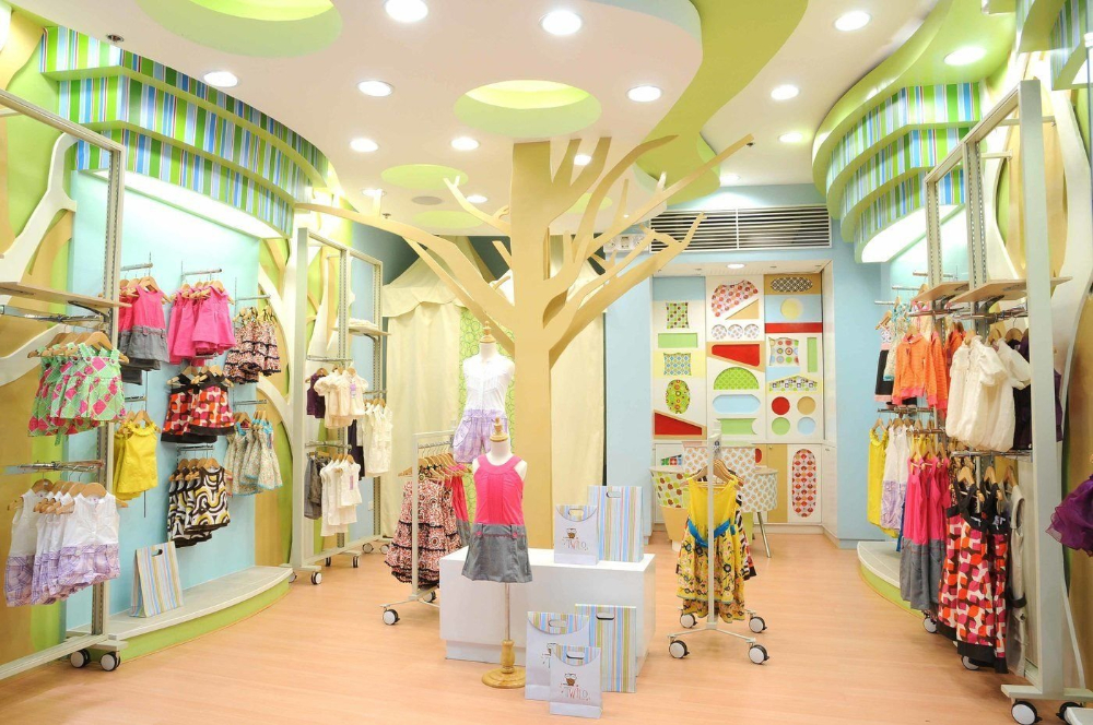 Дизайн магазина детской одежды