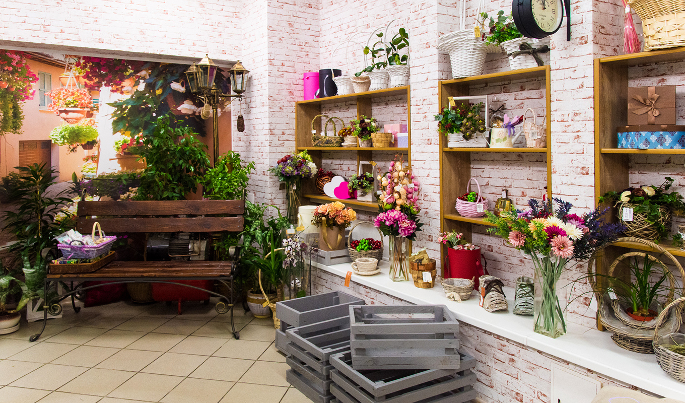Дизайн-проект мини магазина цветов